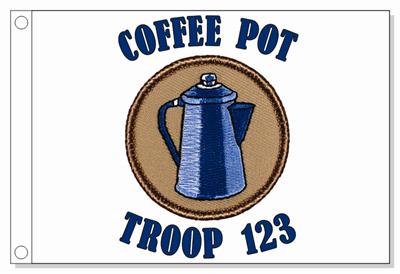 Coffee Pot Patrol Flag