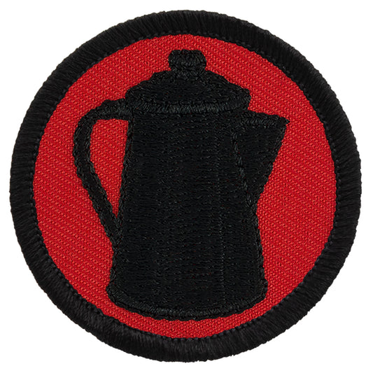 Retro Coffee Pot Patrol Patch