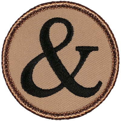 Ampersand Scout Patrol Patches