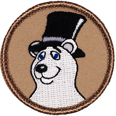 Top Hat Polar Bear Patrol Patch
