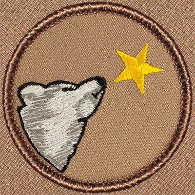Star Wolf Patrol Patch Ð Scout Patch