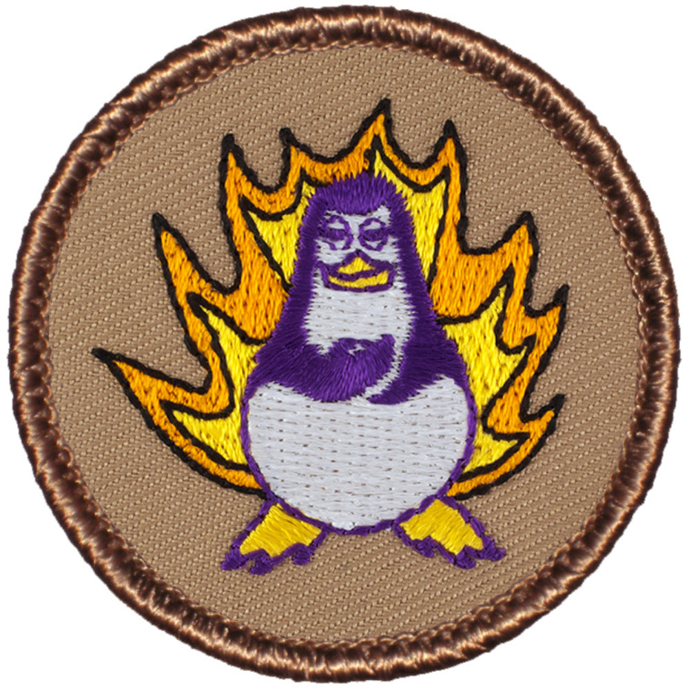 Flaming Penguin Patrol Patch