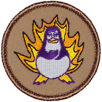 Flaming Penguin Patrol Patch