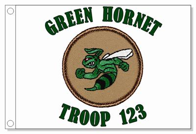 Green Hornet Patrol Flag