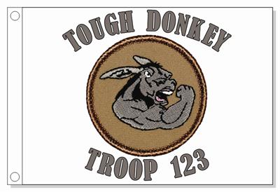 Tough Donkey Patrol Flag