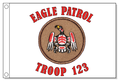 NW Indian Eagle Patrol Flag