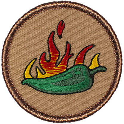 Flaming Jalapeno Patrol Patch