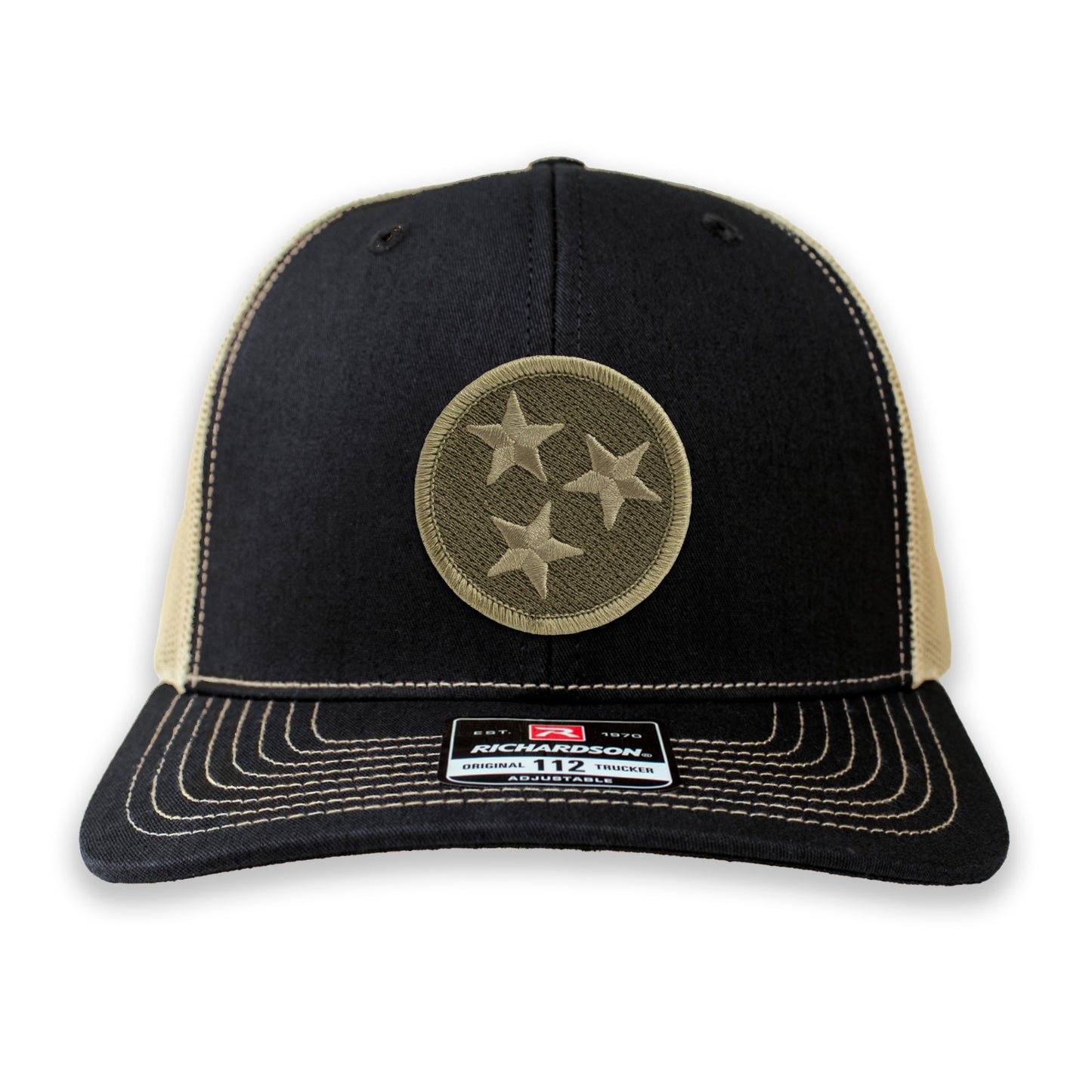 OD Green Subdued Tennessee Tristar Ball Cap or Trucker Hat