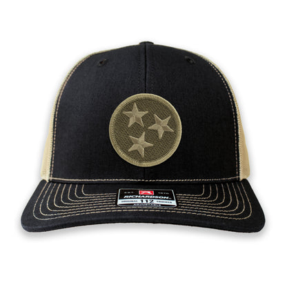 OD Green Subdued Tennessee Tristar Ball Cap or Trucker Hat