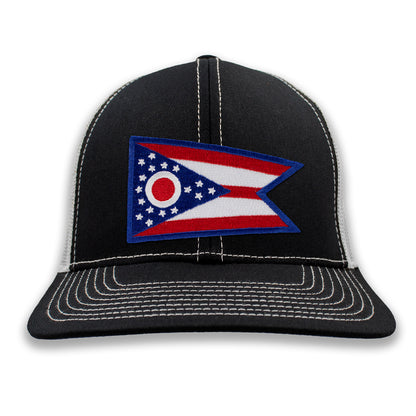 Ohio State Flag Ball Cap or Trucker Hat