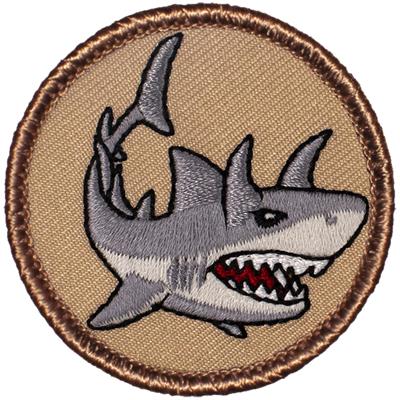 Spikey Shark Patrol Patch