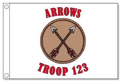 Crossed Arrows Patrol Flag