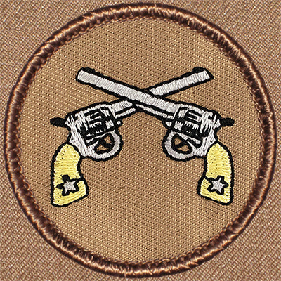 Crossed Guns Patrol Patch Ð Scout Patch