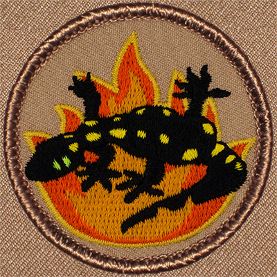 Flaming Salamander Patrol Patch Ð Scout Patch