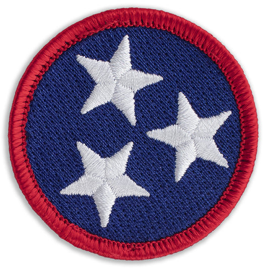 Tennessee tristar state flag patch