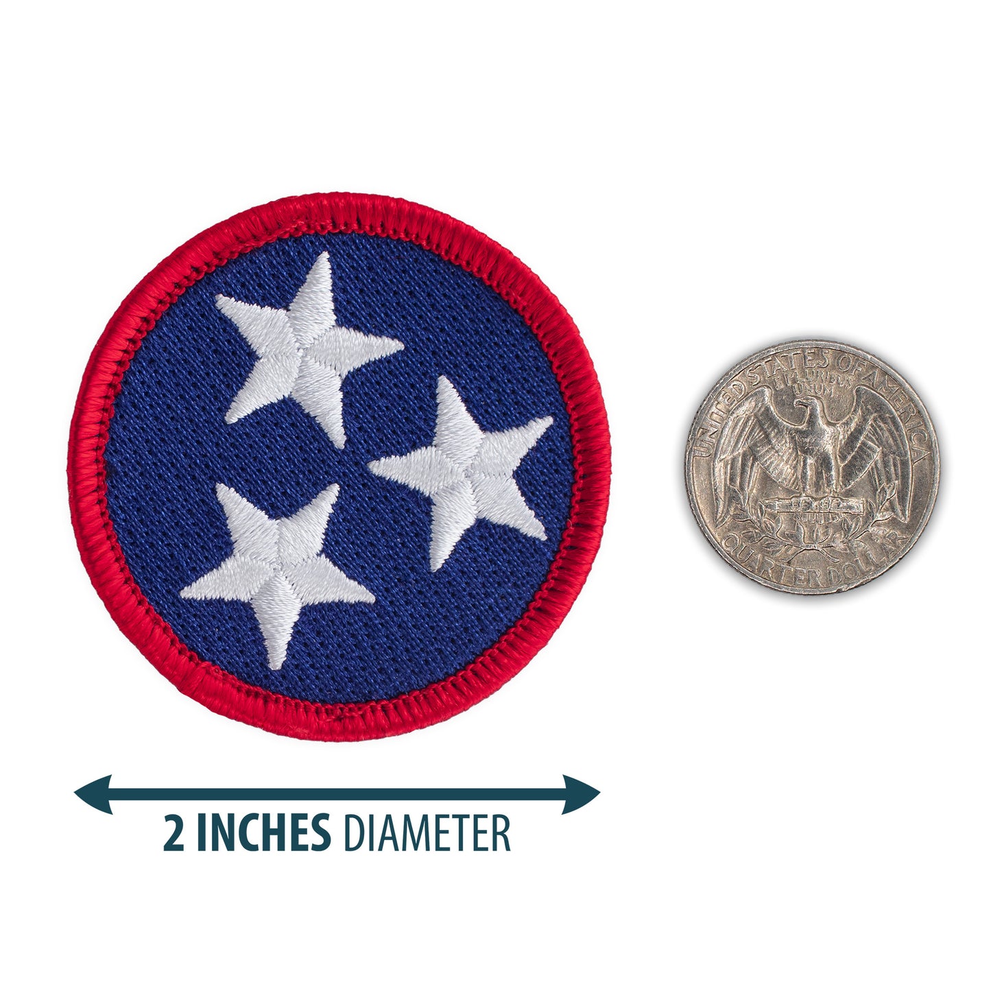 Tennessee tristar 2-inch iron on patch