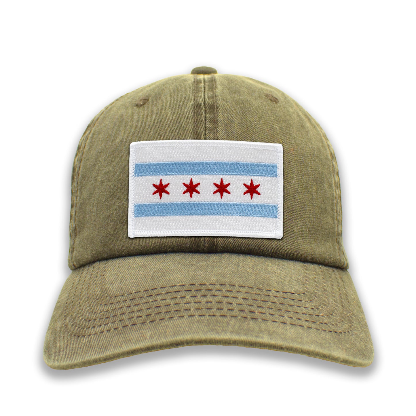 Chicago State Flag Ball Cap or Trucker Hat