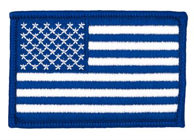 Blue & White US Flag Patch
