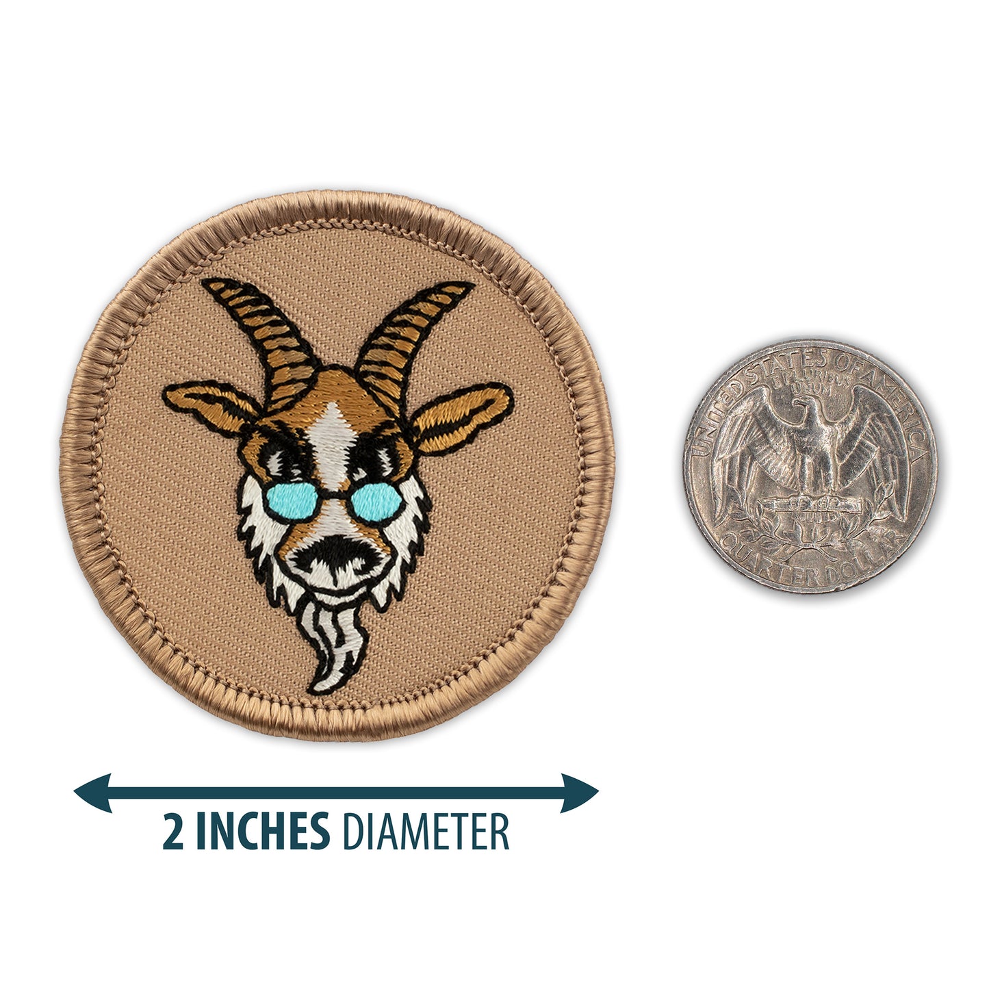 Old Goat with Glasses Patrol Patch