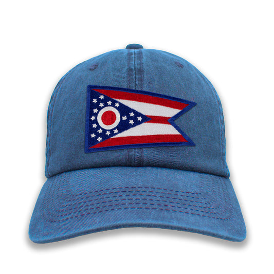 Ohio State Flag Ball Cap or Trucker Hat