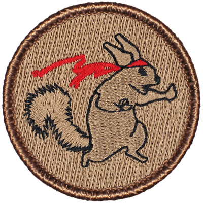 Ninja Squirrel Patrol Patch Ð Scout Patch