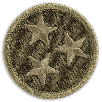 OD Green Subdued Tennessee Tristar 2" Diameter Patch