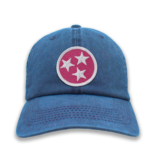 Pink & White Tennessee Tristar Ball Cap or Trucker Hat