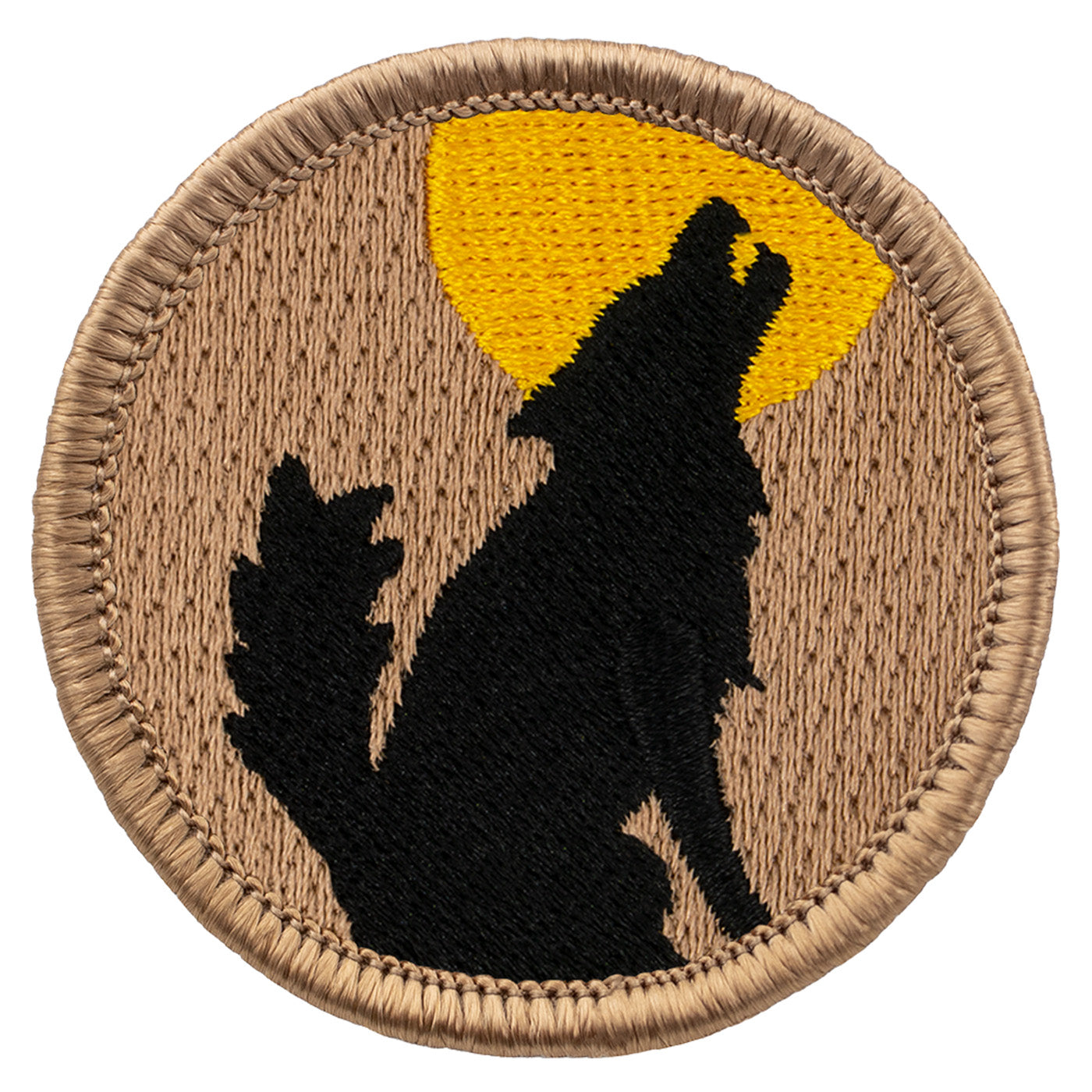 Coyote/Wolf Silhouette Patrol Patch