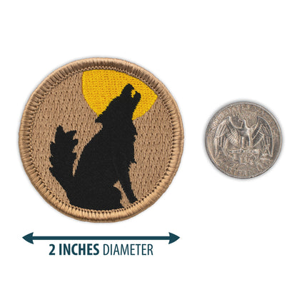Coyote/Wolf Silhouette Patrol Patch