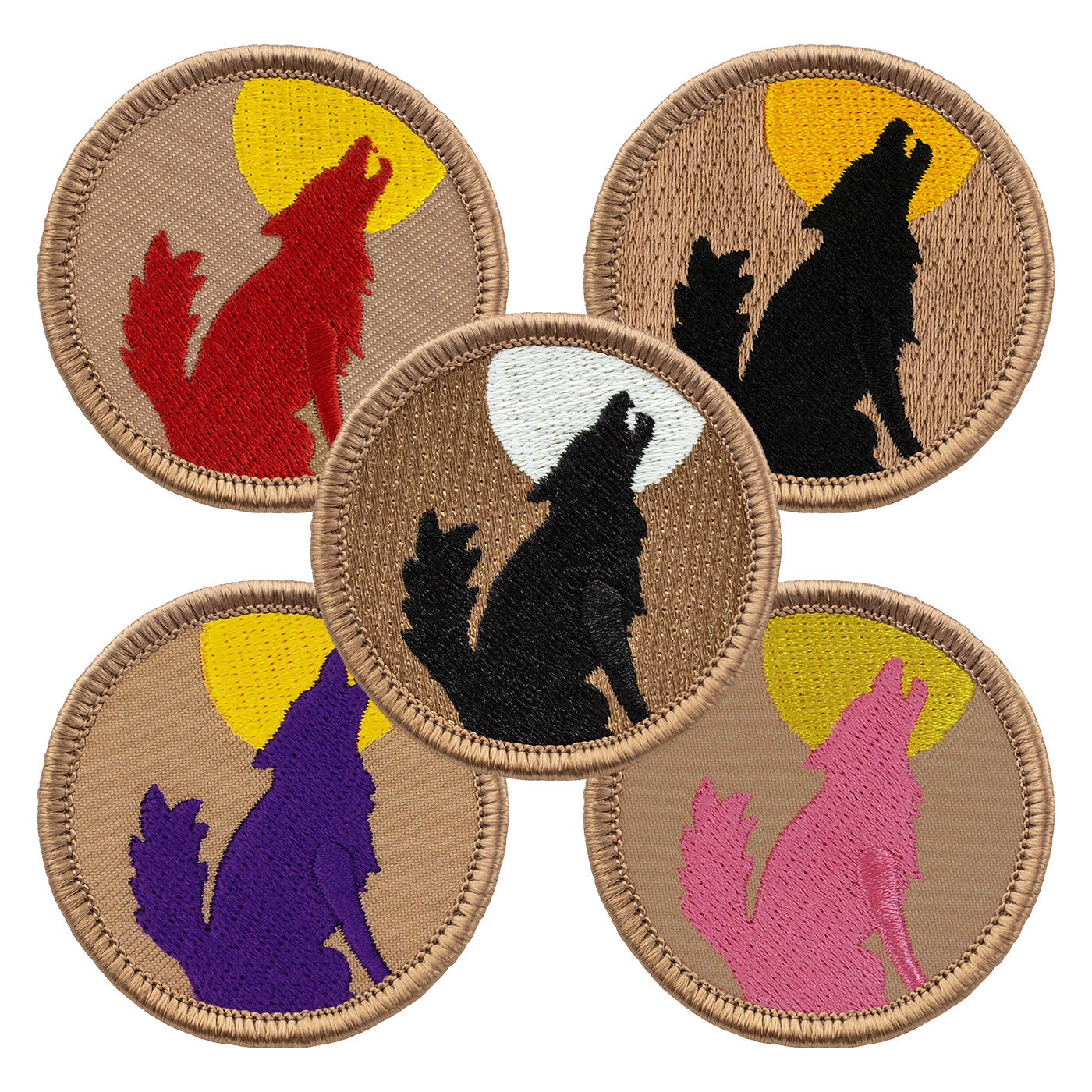 Coyote/Wolf Silhouette Patrol Patch