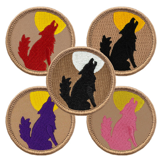 Coyote/Wolf Silhouette Patrol Patch
