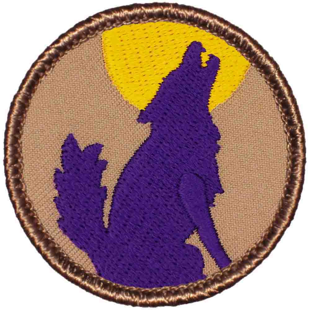 Coyote/Wolf Silhouette Patrol Patch
