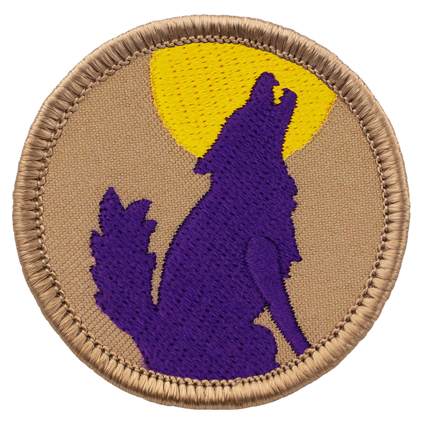 Coyote/Wolf Silhouette Patrol Patch