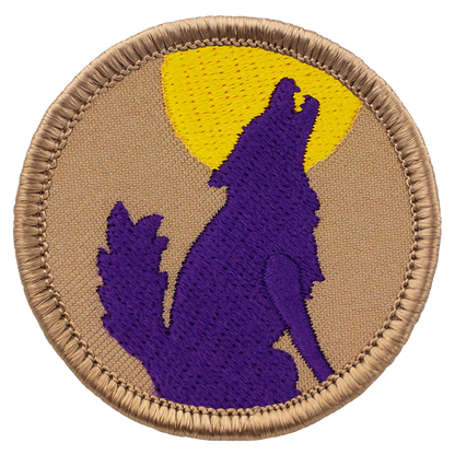 Coyote/Wolf Silhouette Patrol Patch