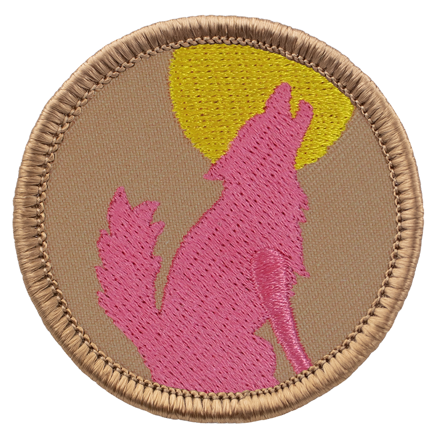 Coyote/Wolf Silhouette Patrol Patch