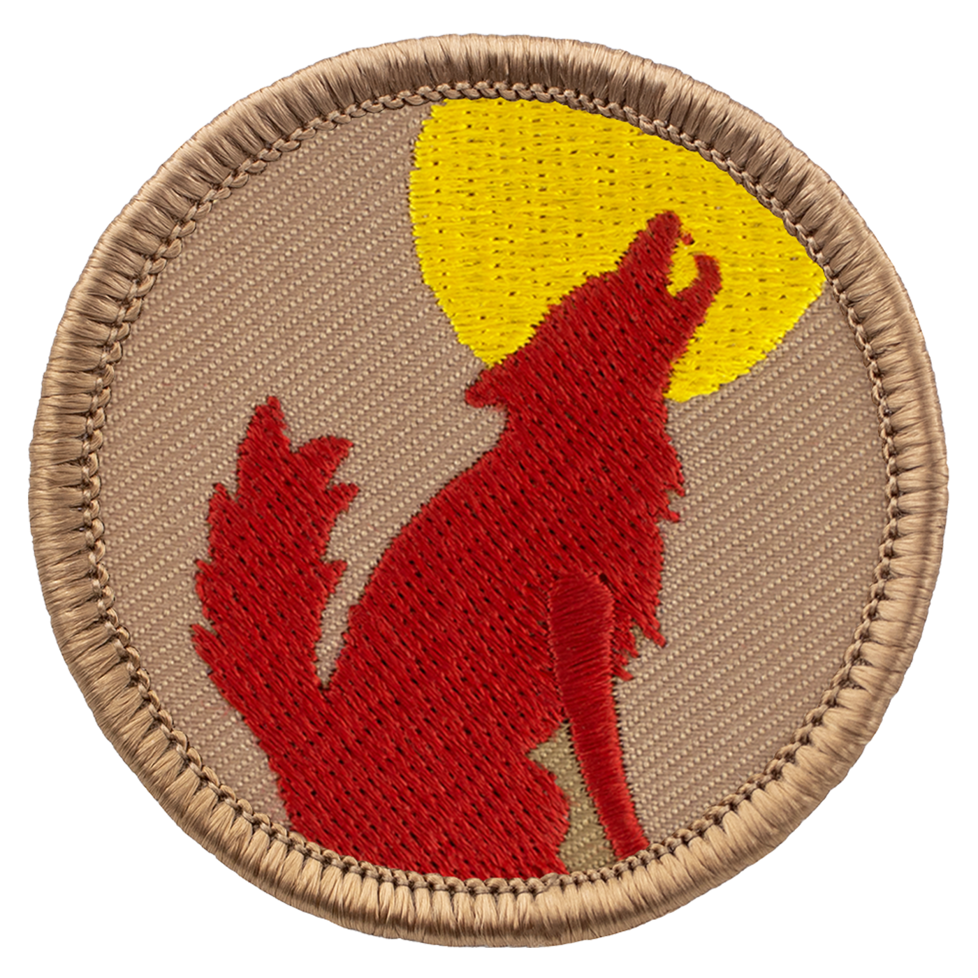 Coyote/Wolf Silhouette Patrol Patch
