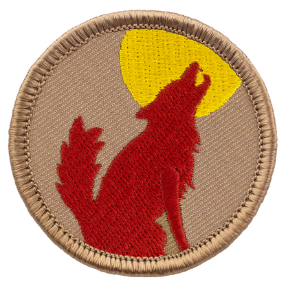 Coyote/Wolf Silhouette Patrol Patch