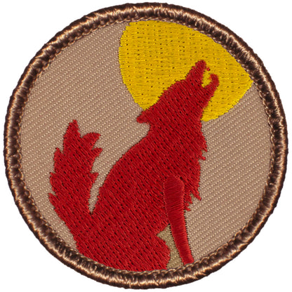Coyote/Wolf Silhouette Patrol Patch