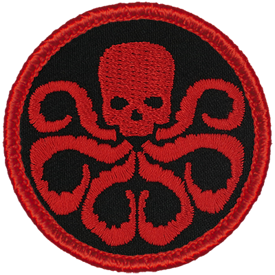 PIrate Octopus Skull Retro Scout Patch