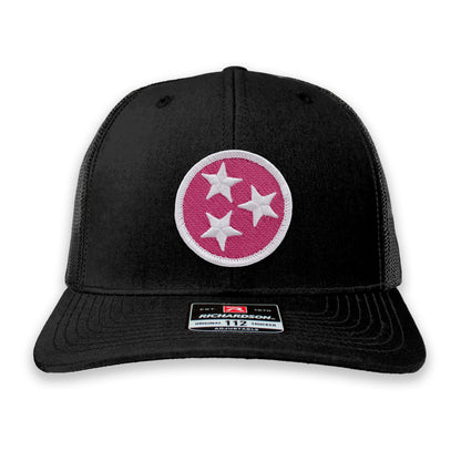 Pink & White Tennessee Tristar Ball Cap or Trucker Hat