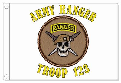 Scput Ranger Flag Army Ranger Scout Patrol Flag | Patchtown Patches