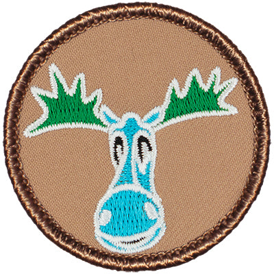 Reverse RGB Happy Moose Patrol Patch