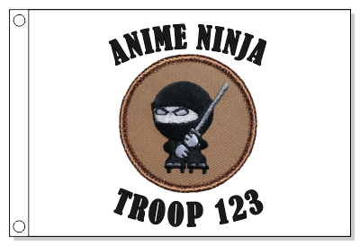 Anime' Ninja Patrol Flag