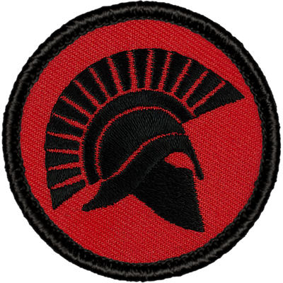 Retro Spartan Silhouette 2012 Patrol Patch (#414R) - Sew-on Scout Patch