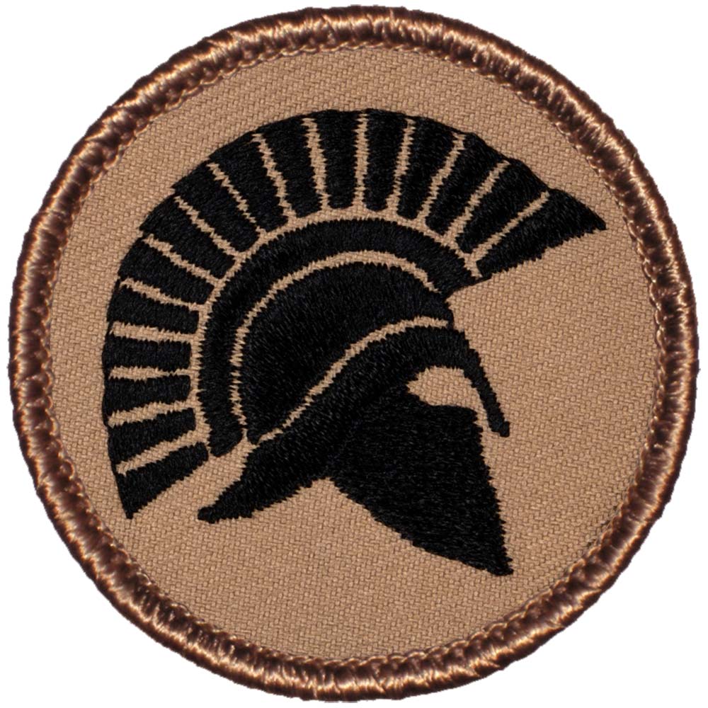 Spartan Helmet Silhouette Patrol Patch
