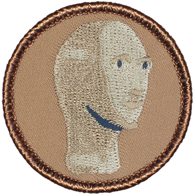 Stonks Meme Scout Patrol Patches