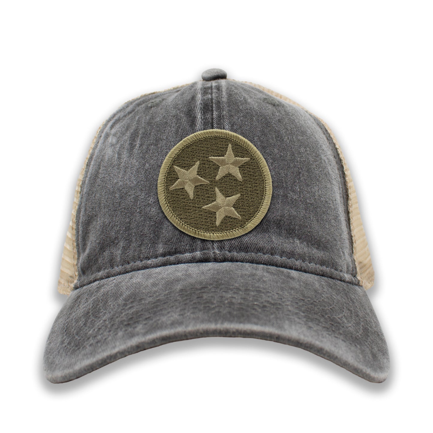 OD Green Subdued Tennessee Tristar Ball Cap or Trucker Hat