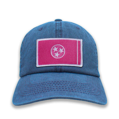 Pink Tennessee State Flag Ball Cap or Trucker Hat