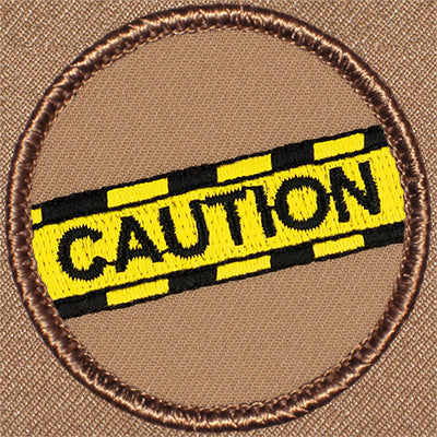 Caution Tape Patrol Patch Ð Scout Patch
