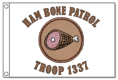 Ham Bone Patrol Flag